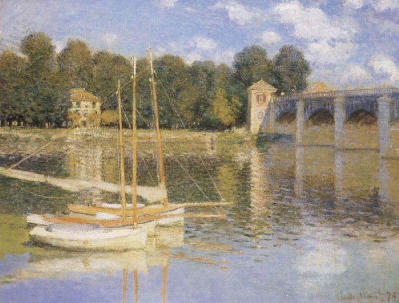 Claude Monet The Bridge at Argenteujil